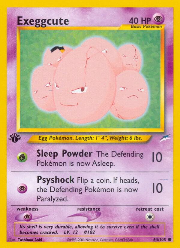 Exeggcute (1st Edition) #64 Neo Destiny