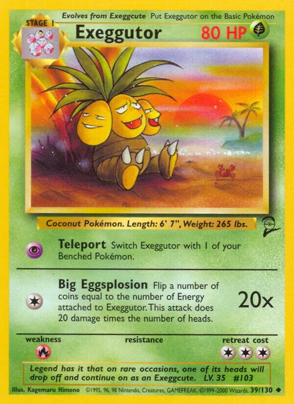 Exeggutor #39 Base Set 2