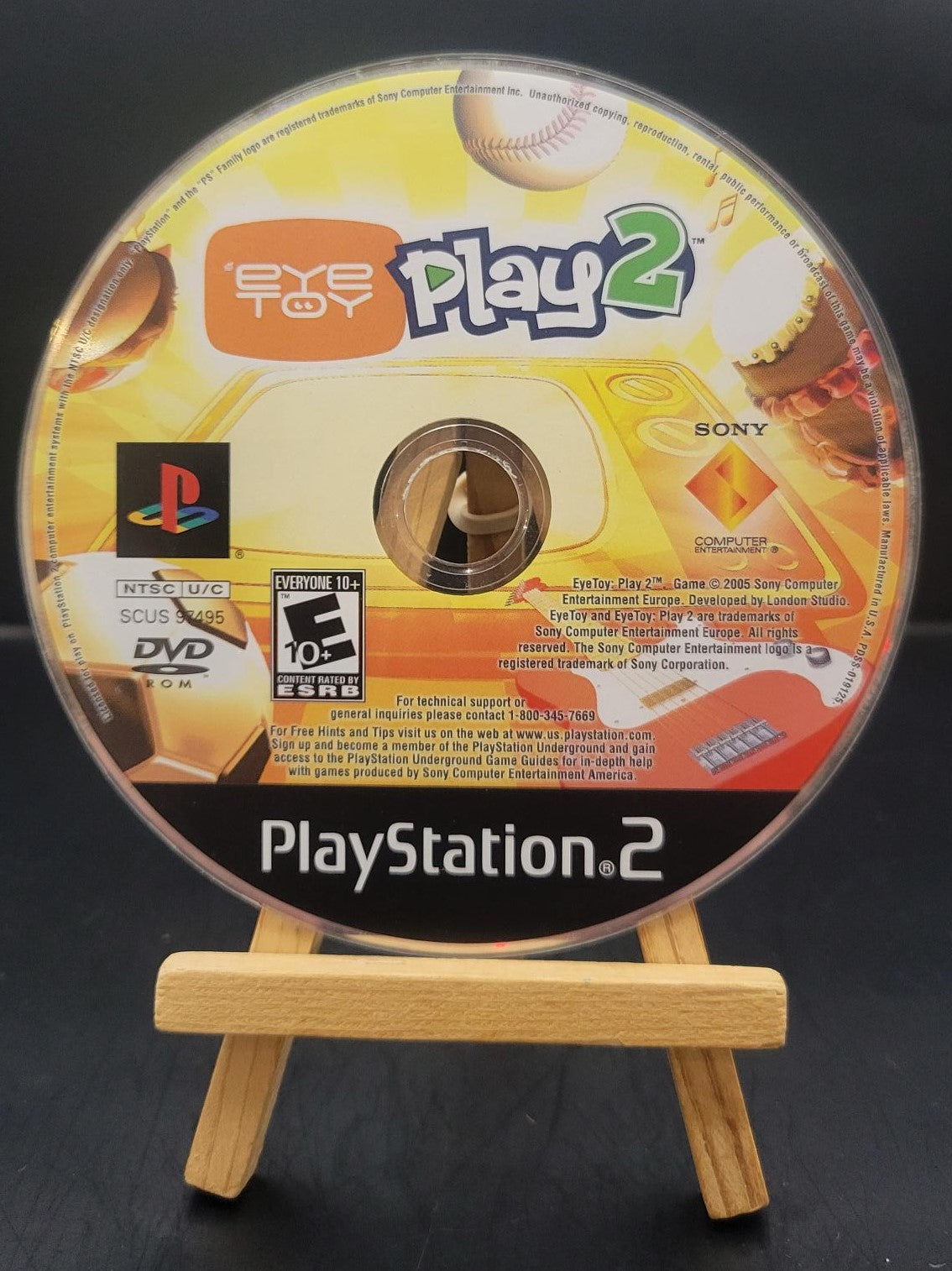 Playstation 2 Eye Toy Play 2 (Disc Only)