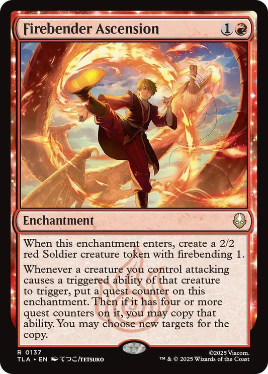 Firebender Ascension #137 FOIL Avatar: The Last Airbender