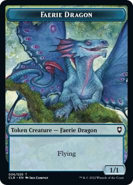 Faerie Dragon Token #6 Commander Legends: Battle for Baldur's Gate