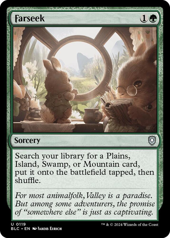 Farseek #119 Commander: Bloomburrow