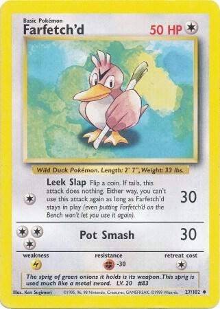 Farfetch'd #27 Base Set