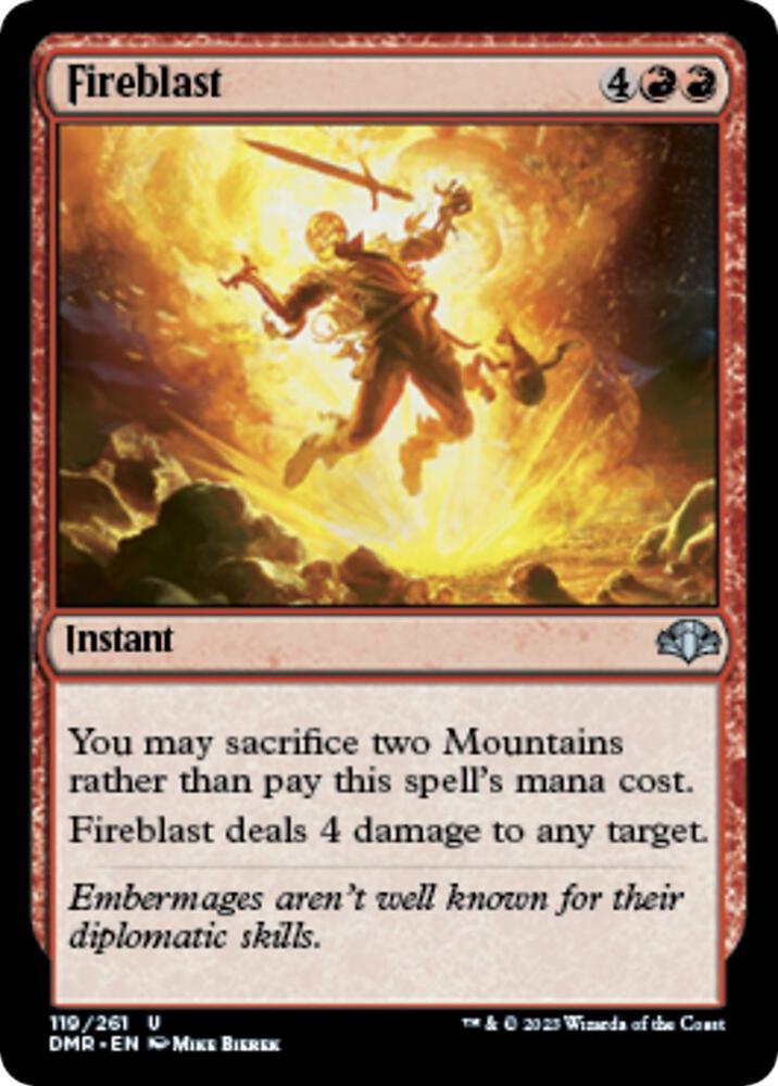 Fireblast #119 Dominaria Remastered