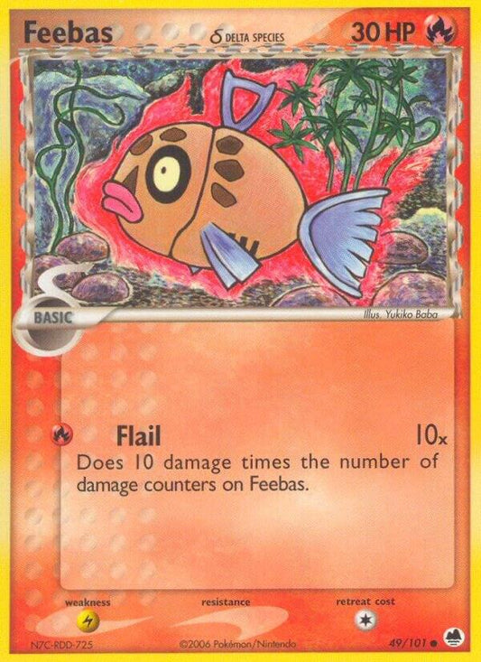 Feebas (Delta Species) #49 Dragon Frontiers