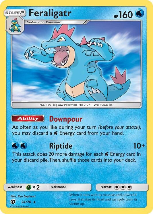 Feraligatr #24 HOLOFOIL Dragon Majesty