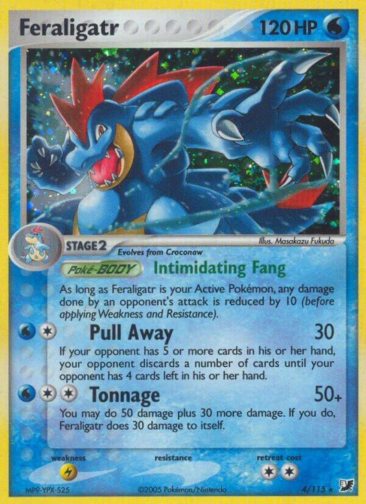 Feraligatr #4 FOIL Unseen Forces