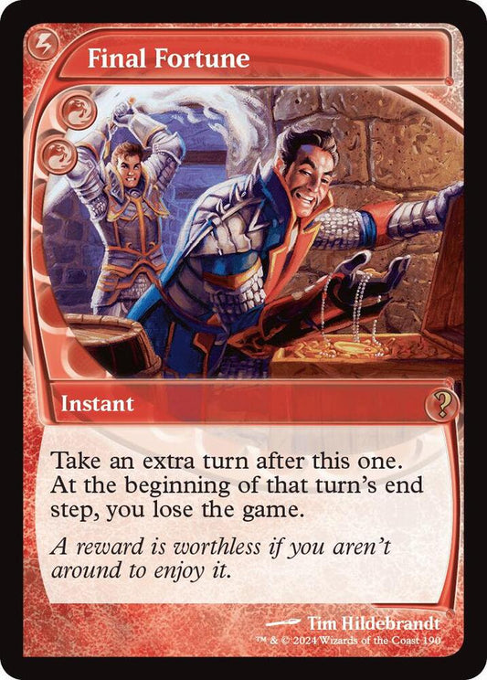 Final Fortune (Future Sight) #190 Mystery Booster 2