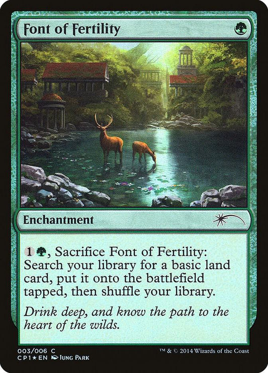 Font of Fertility #3 FOIL Unique & Miscellaneous Promos (Journey Into Nyx)