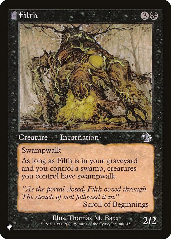 Filth #66 The List Reprints