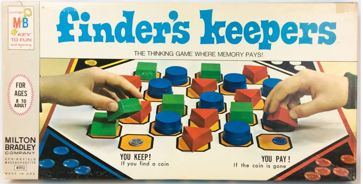 Finder's Keepers Board Game (1969)