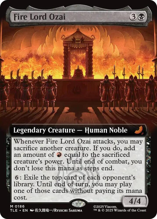 Fire Lord Ozai (Extended Art) #186 Avatar: The Last Airbender: Eternal-Legal