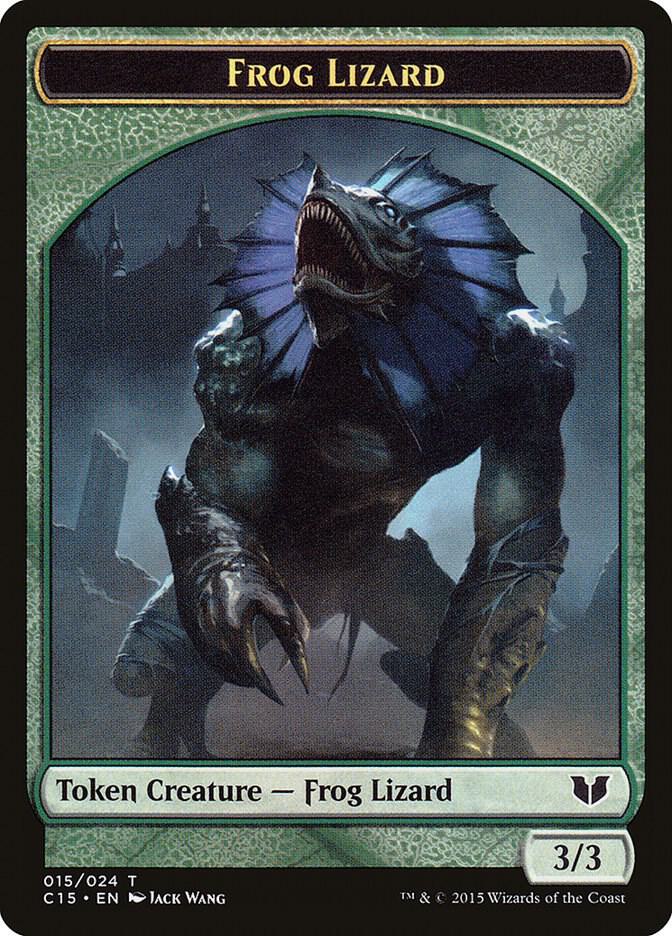 Frog Lizard #15 // Germ #7 Token Commander 2015