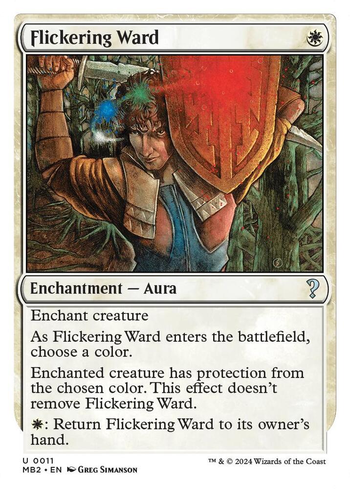 Flickering Ward (White Border) #11 Mystery Booster 2
