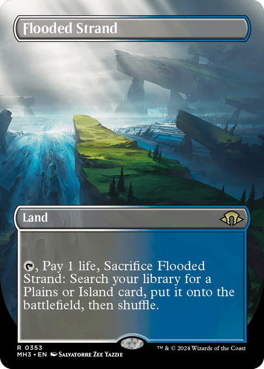 Flooded Strand (Borderless) #353 Modern Horizons 3