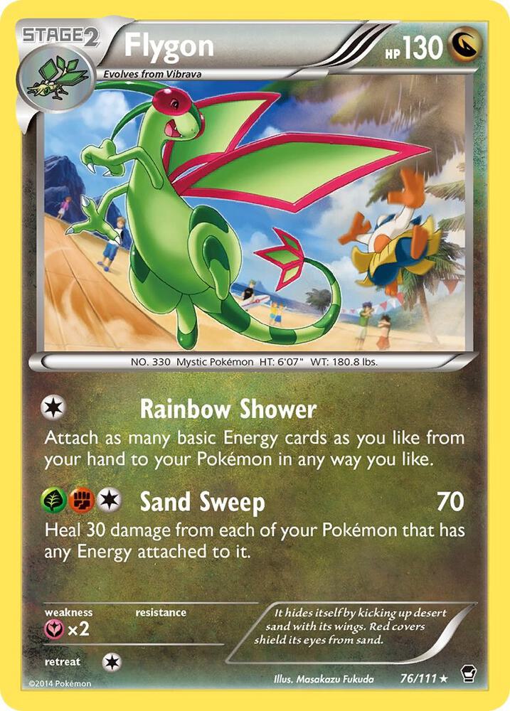 Flygon #76 XY - Furious Fists