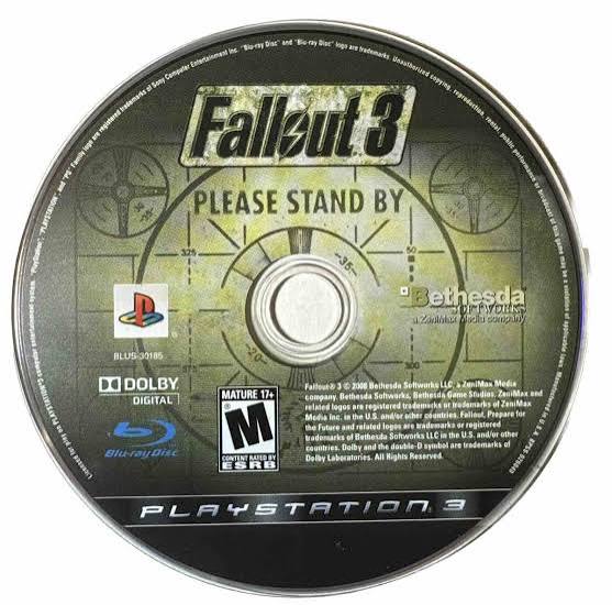 PS3 Fallout 3 (Disc Only)