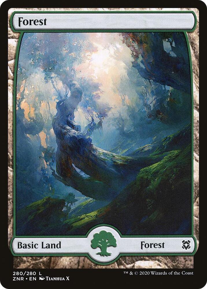Forest #280 FOIL Zendikar Rising