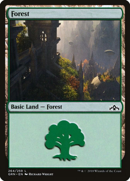 Forest #264 FOIL Guilds of Ravnica