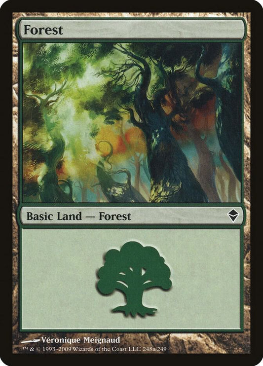 Forest #248a Zendikar