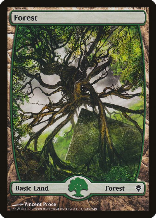 Forest #249 (Full Art) Zendikar