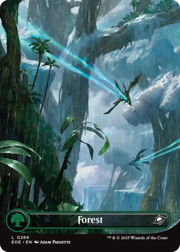 Forest #266 (Borderless) FOIL Edge of Eternities