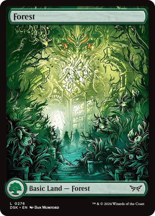 Forest #276 (Full Art) FOIL Duskmourn: House of Horror