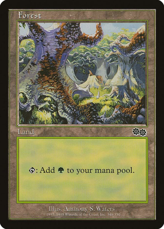 Forest #348 Urza's Saga