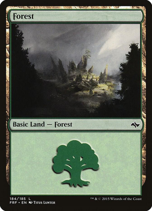 Forest #184 FOIL Fate Reforged