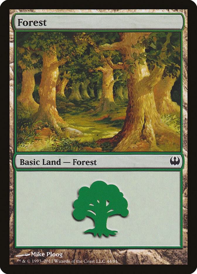 Forest #44 Duel Decks: Knights vs. Dragons
