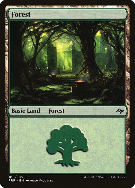 Forest #185 FOIL Fate Reforged