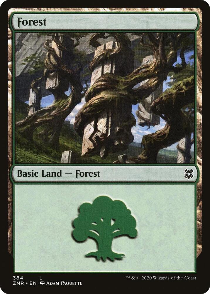 Forest #384 FOIL Zendikar Rising