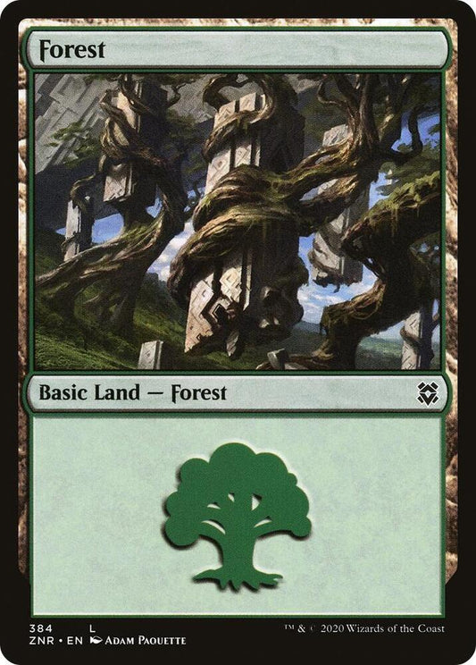 Forest #384 FOIL Zendikar Rising