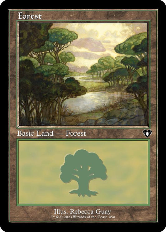 Forest (Retro Frame) #450 Commander Masters