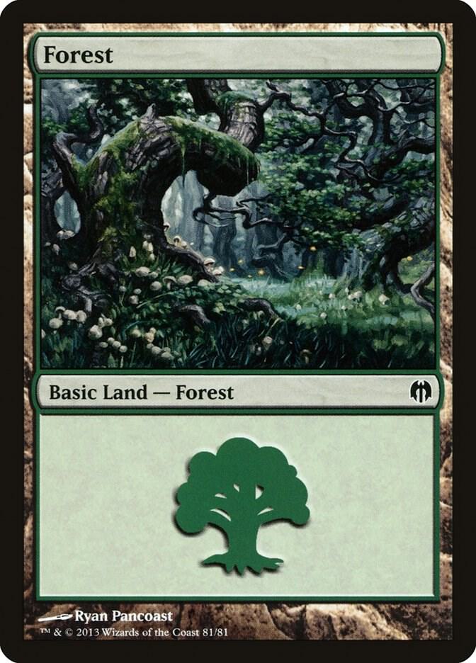 Forest #81 Duel Decks: Heroes vs. Monsters