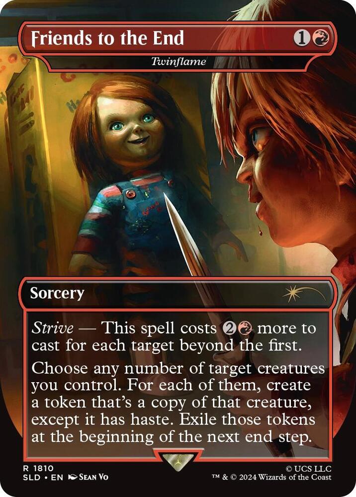 Friends to the End (Twinflame) #1810 FOIL Secret Lair Drop Series