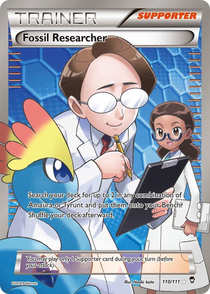 Fossil Researcher (Full Art) #110 XY - Furious Fists