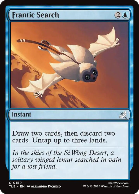 Frantic Search #159 FOIL Avatar: The Last Airbender: Eternal-Legal