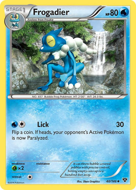Frogadier #40 REVERSE HOLOFOIL XY Base Set