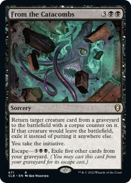 From the Catacombs #671 Commander Legends: Battle for Baldur's Gate