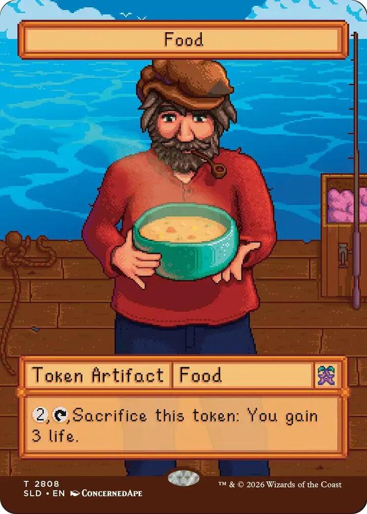 Food Token #2808 Secret Lair Drop Series