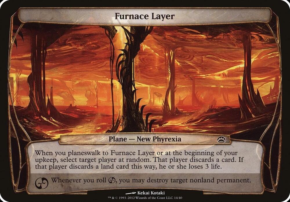 Furnace Layer #14 Planechase 2012 (Oversize Cards)
