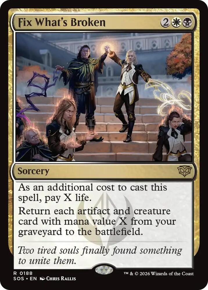 Fix What's Broken #188 FOIL Secrets of Strixhaven