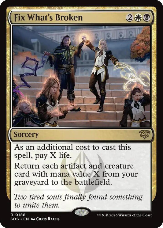 Fix What's Broken #188 FOIL Secrets of Strixhaven