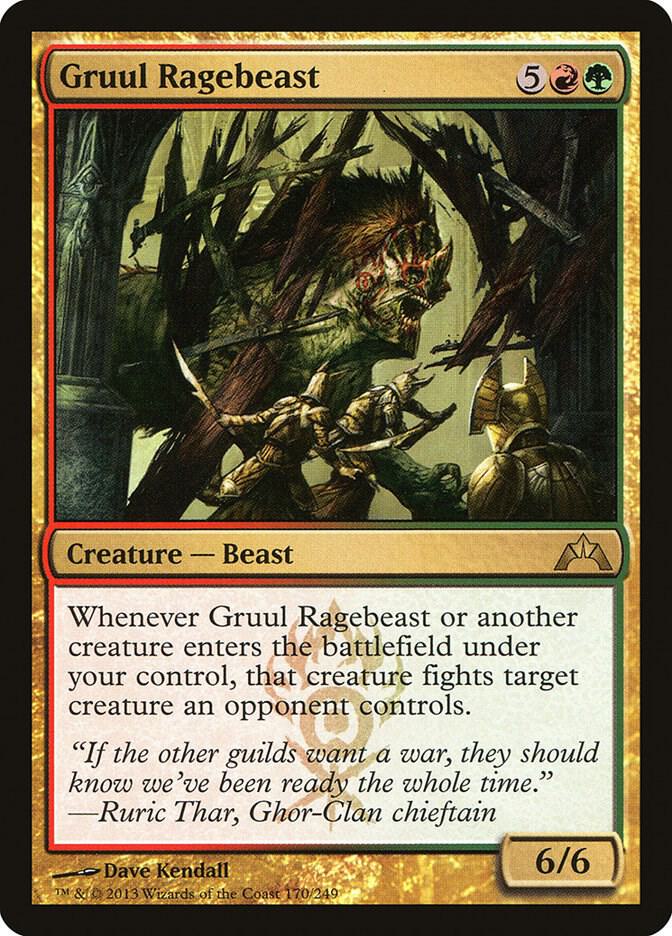 Gruul Ragebeast #170 Gatecrash