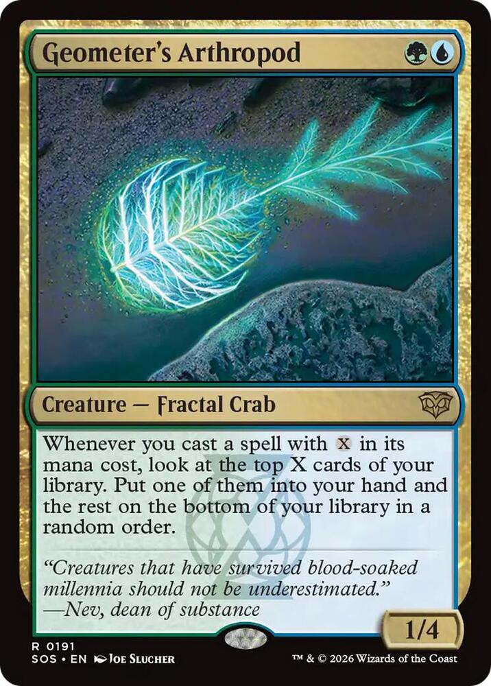 Geometer's Arthropod #191 FOIL Secrets of Strixhaven