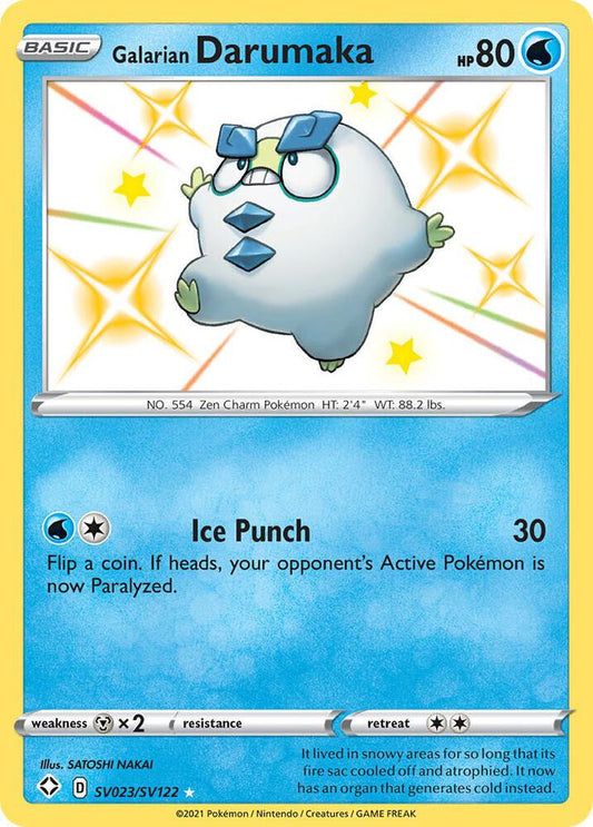 Galarian Darumaka #SV23 Shining Fates: Shiny Vault