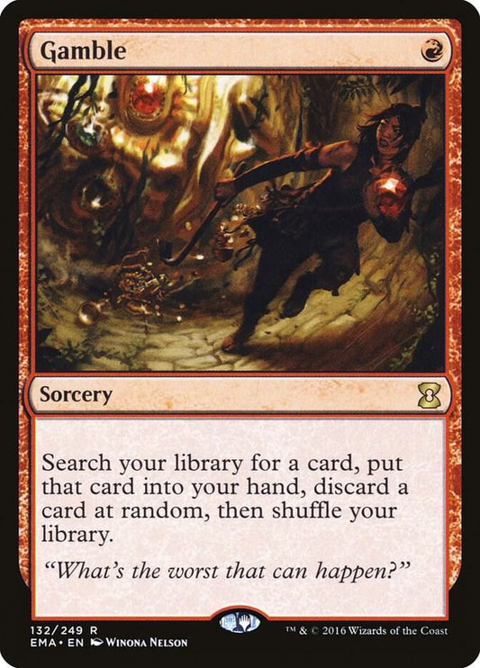 Gamble #132 FOIL Eternal Masters