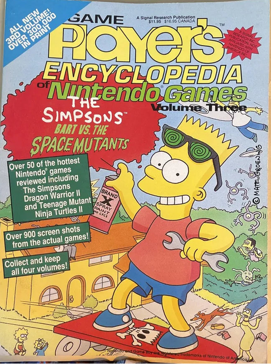 Game Player's Encyclopedia of Nintendo Games Volume 3 (1991, 1st Printing)