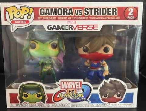Pop Games Gamora Vs Strider 2 Pack Gamerverse Marvel Vs Capcom Infinite NEW/SEALED